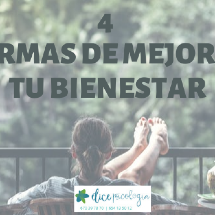 4 formas de mejorar el bienestar