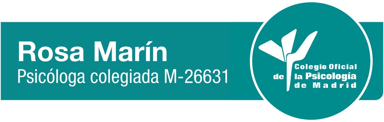Rosa Marín, psicóloga colegiada M-26631